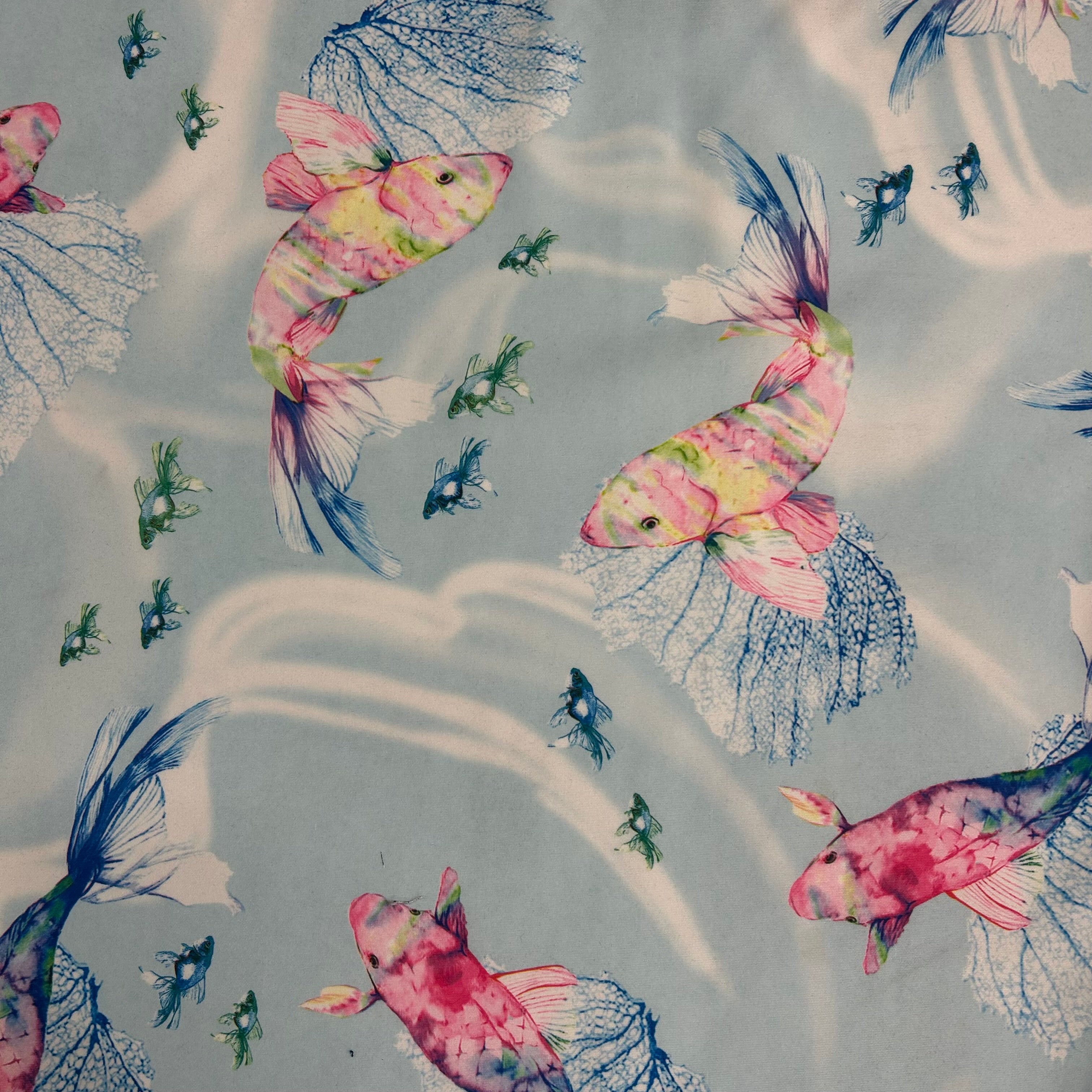 Koi Fish Polyester