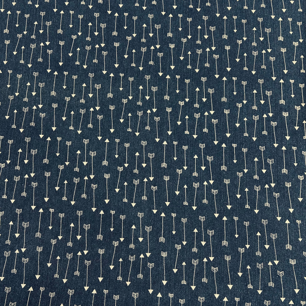 Denim Arrow Print