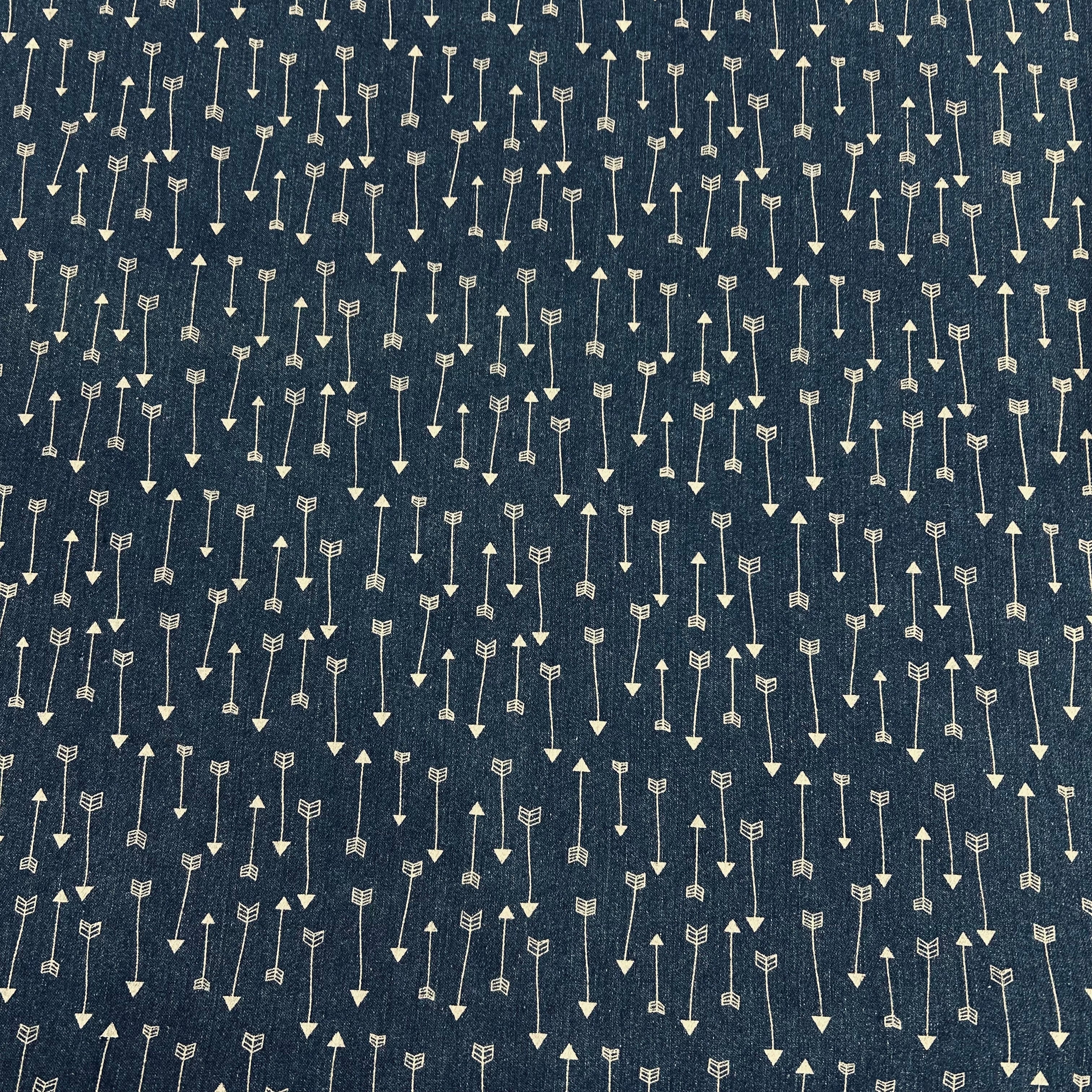 Denim Arrow Print
