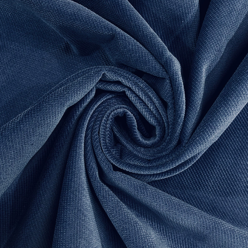 Dark Blue Corduroy Fabric