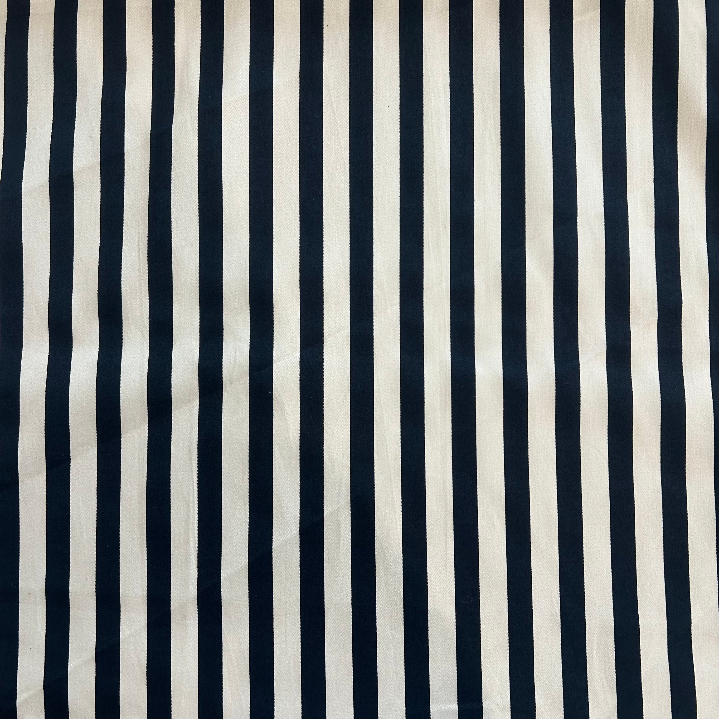 Navy Parisian Stripe