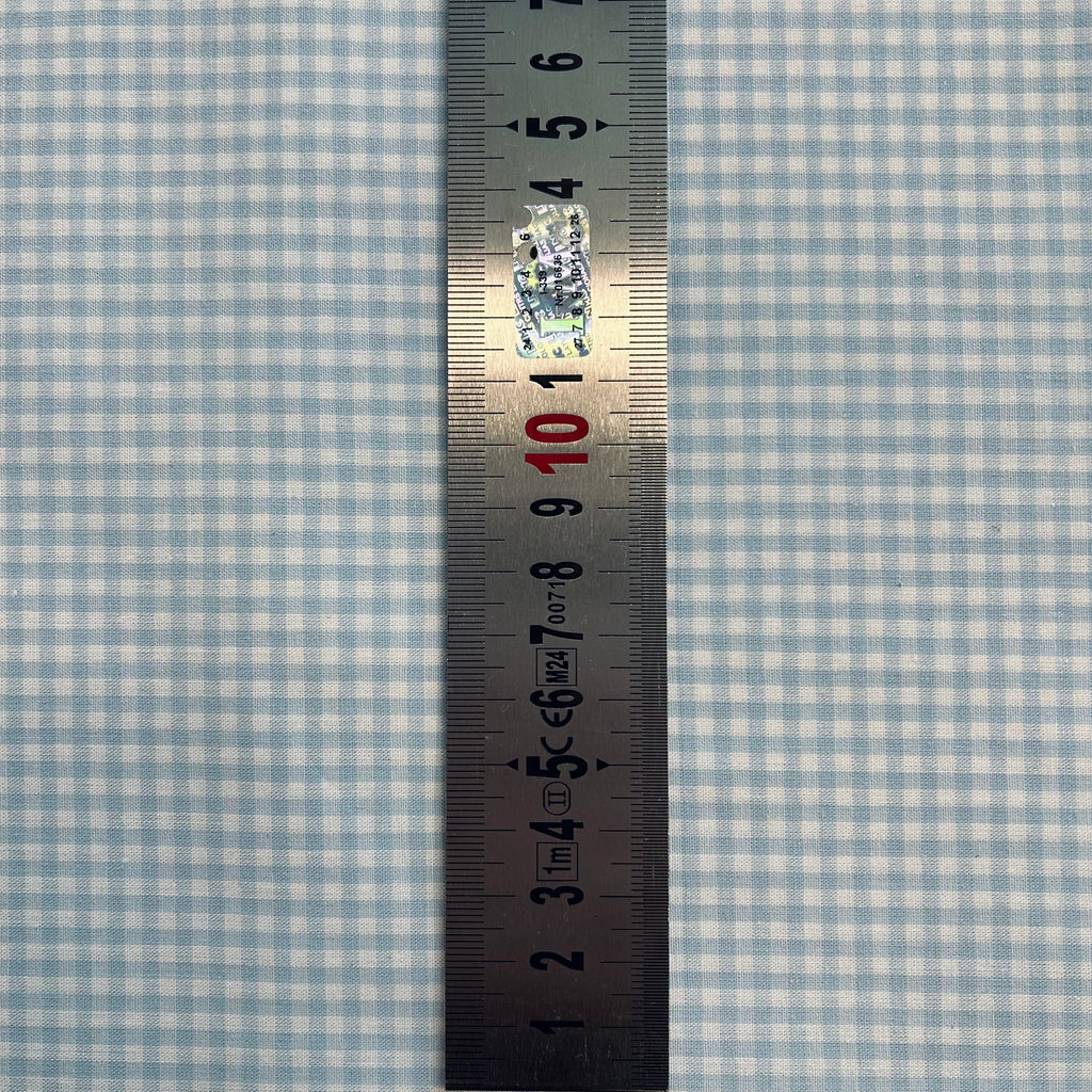 Sky Check Cotton