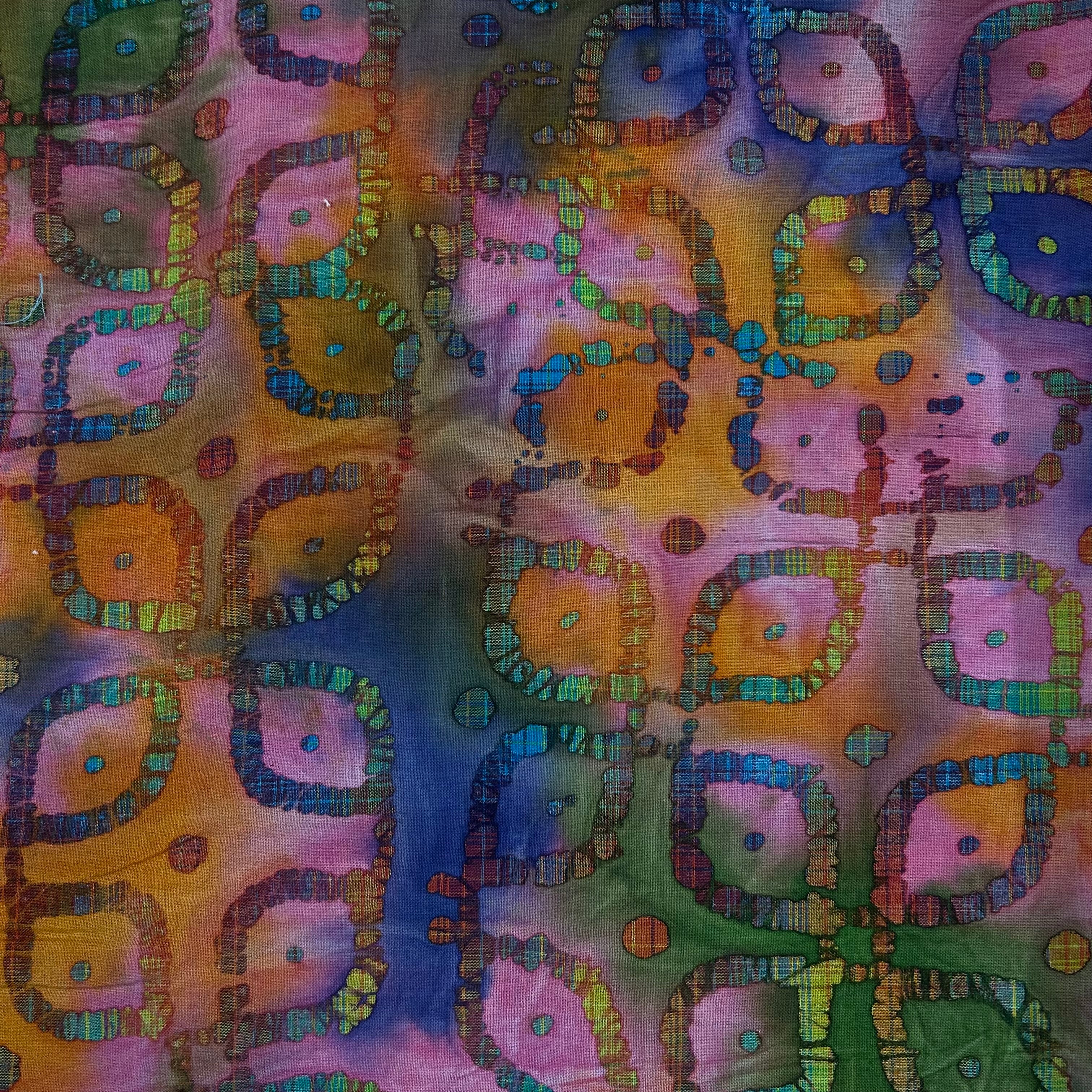 Sunset Batik Mosaic