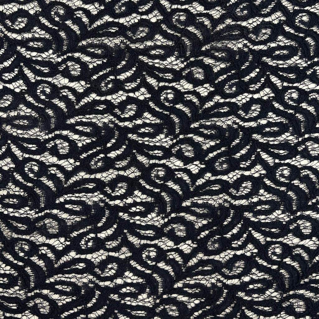 Midnight Paisley Lace