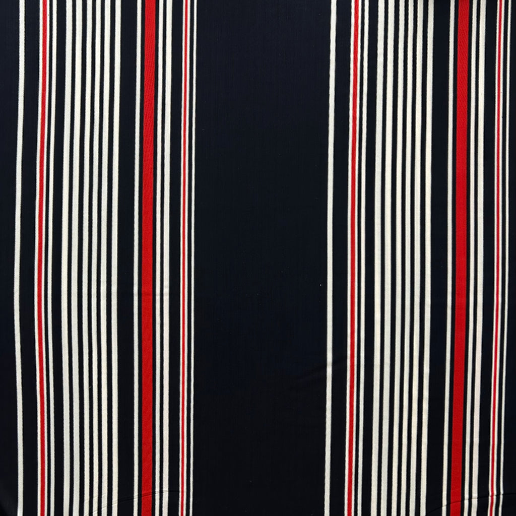 Navy Red Stripe