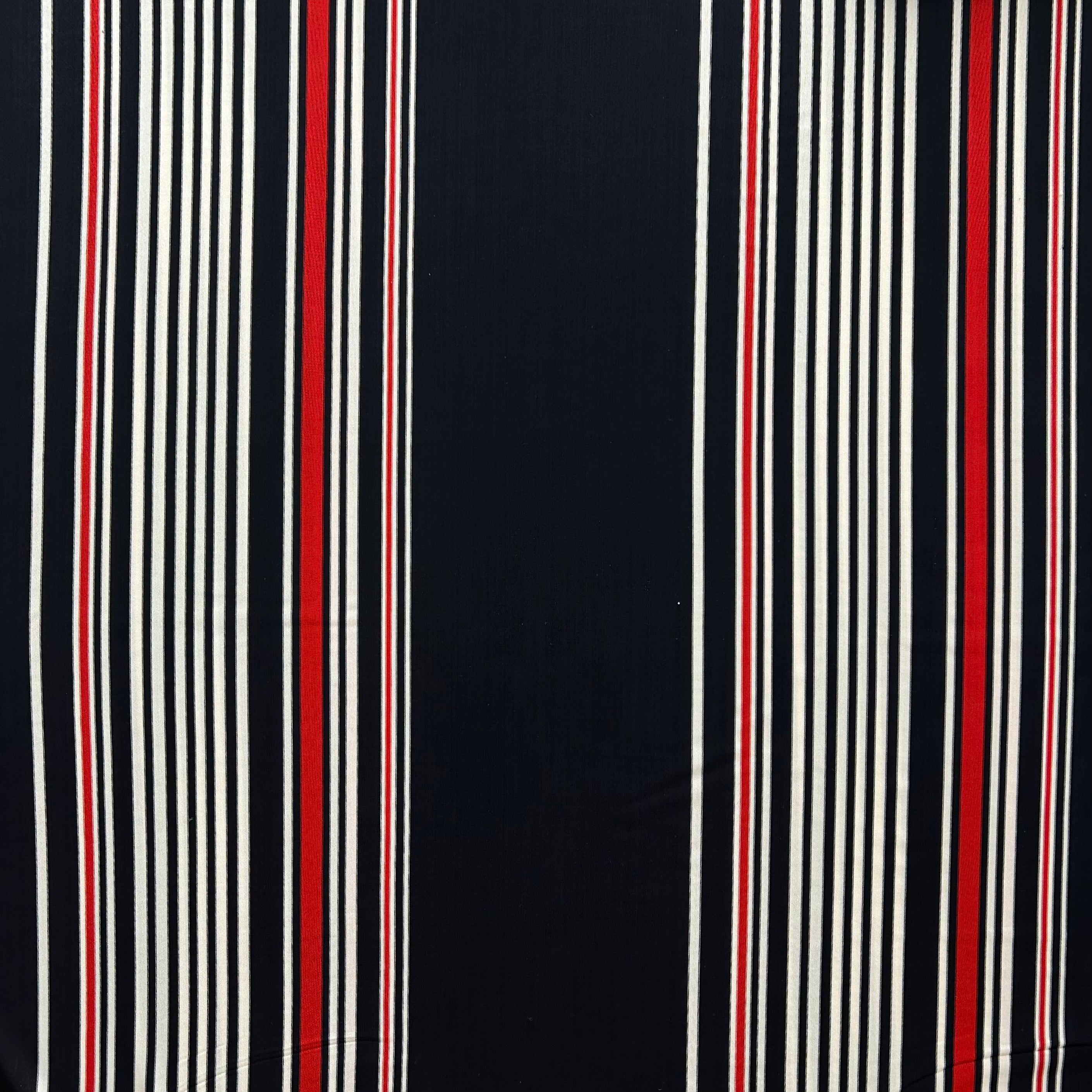 Navy Red Stripe