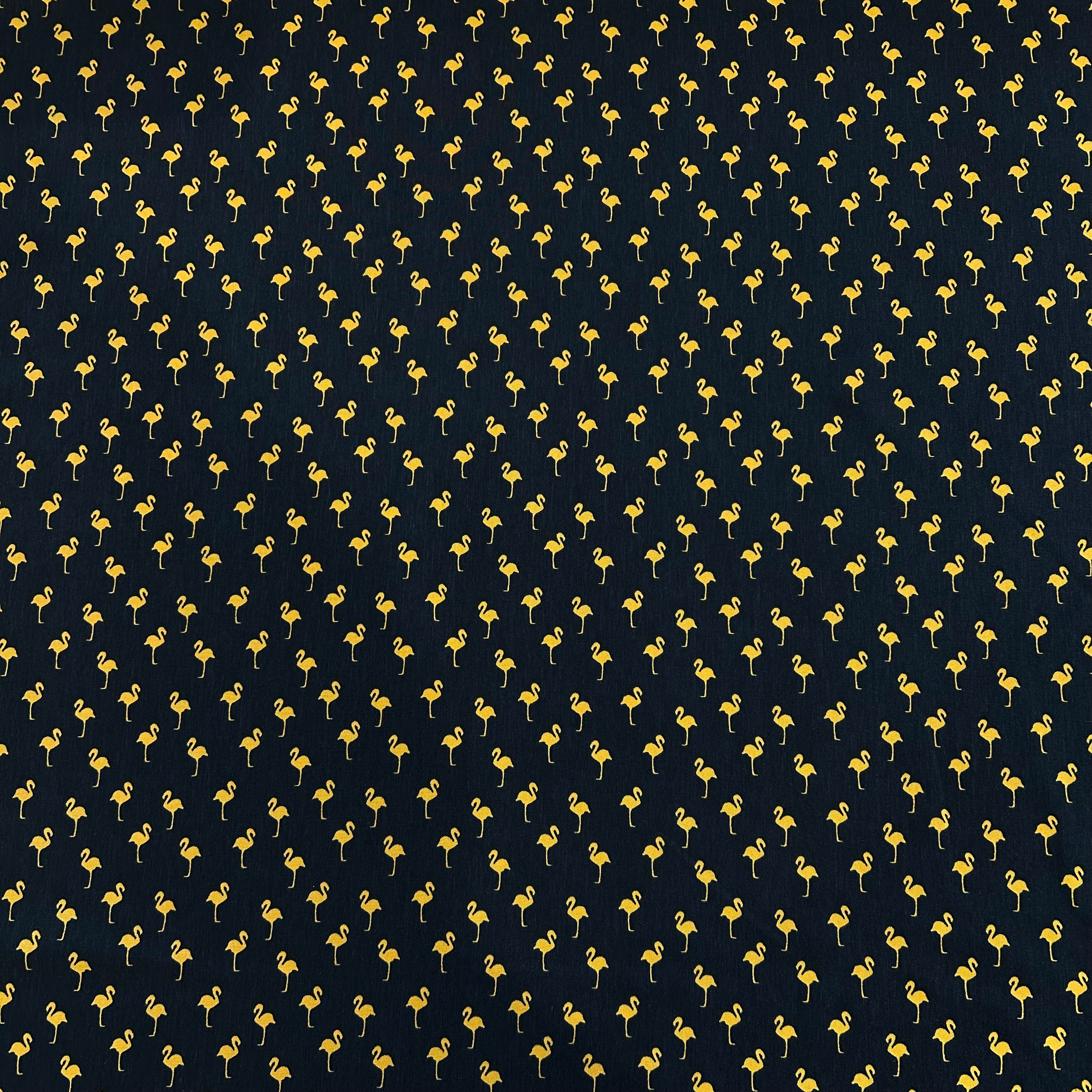 Navy and Orange Flamingo