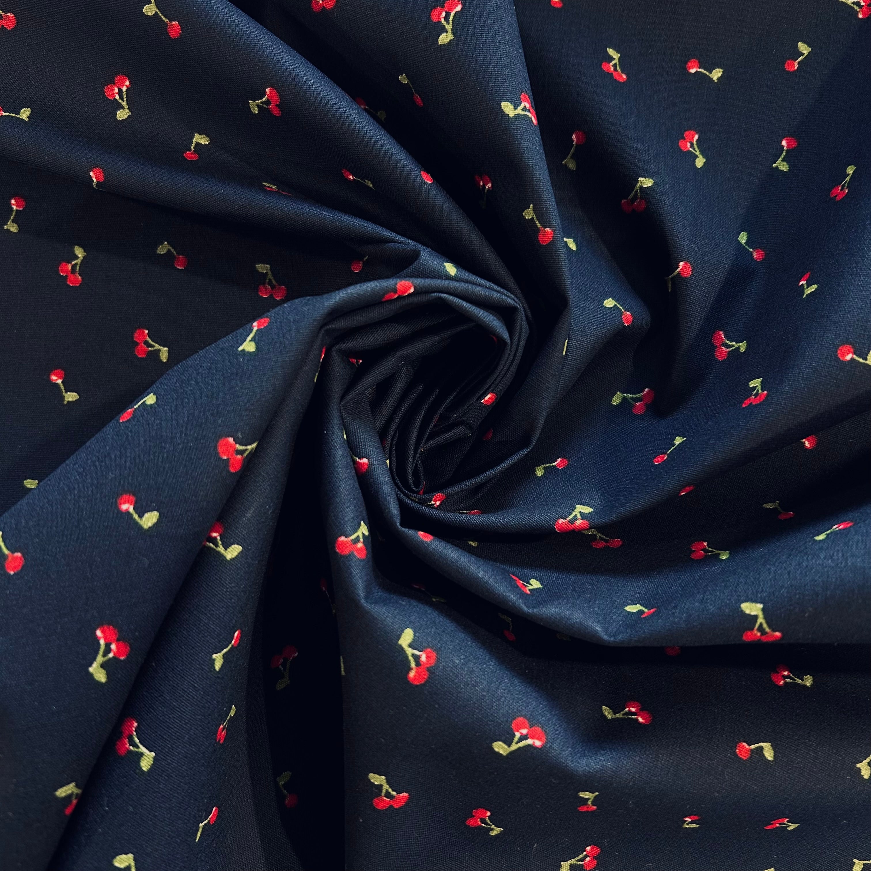 Poplin Cherry Coated Waterproof