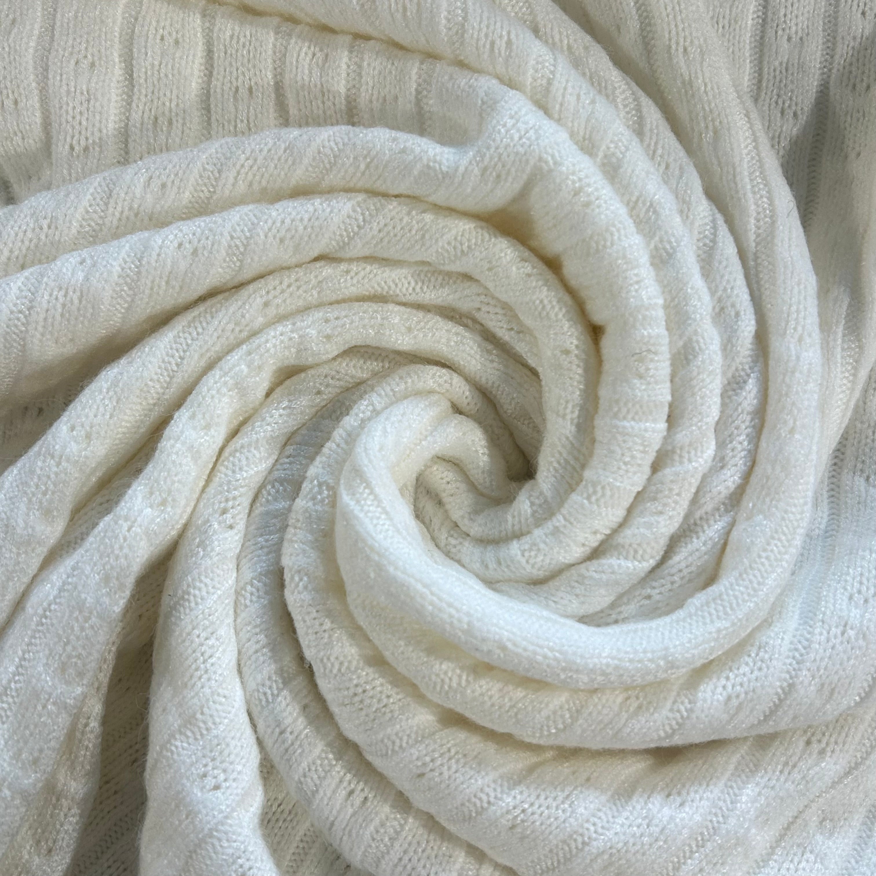 Cable Knit Montreal White