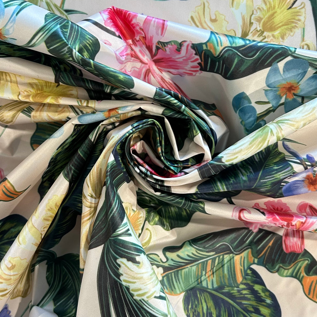 Ivory Tropical Blossom Waterproof