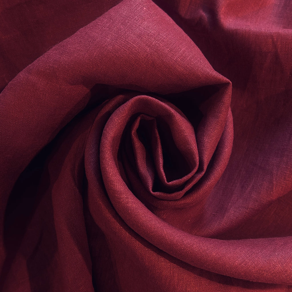 Red & Gold Linen