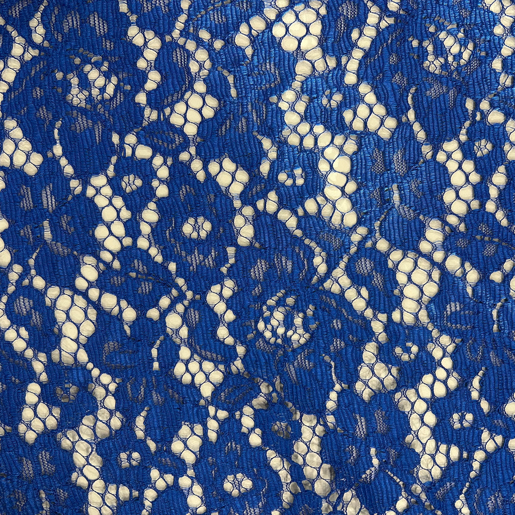 Electric Blue Paisley Lace
