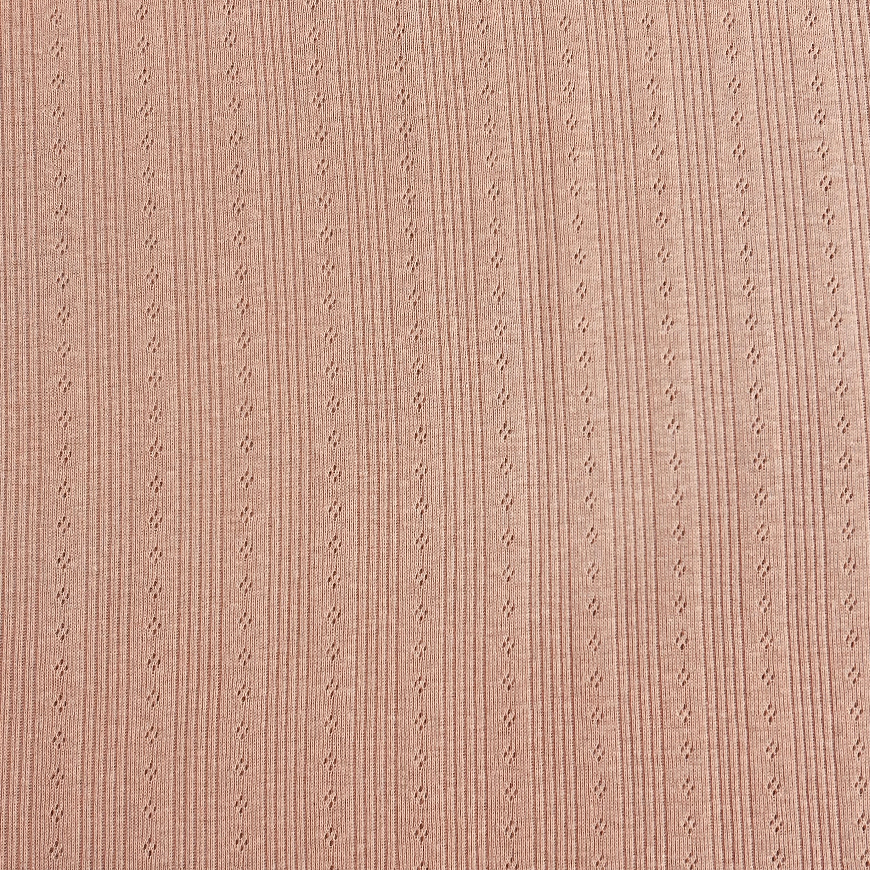 Pointelle Dusty Rose