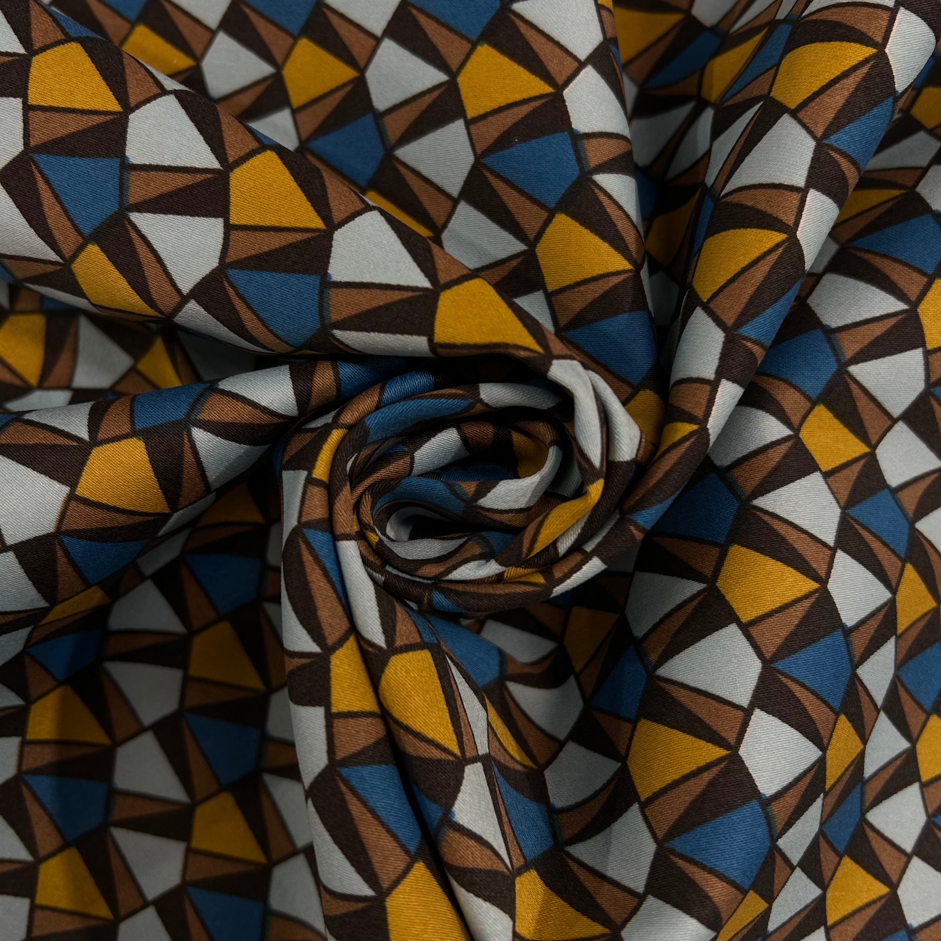 Retro Geometric Print