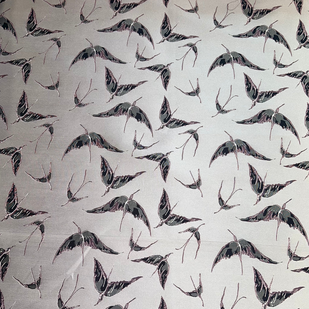 Silver Swallow Jacquard