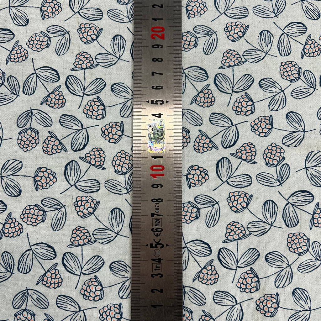Sky Rasberry Linen