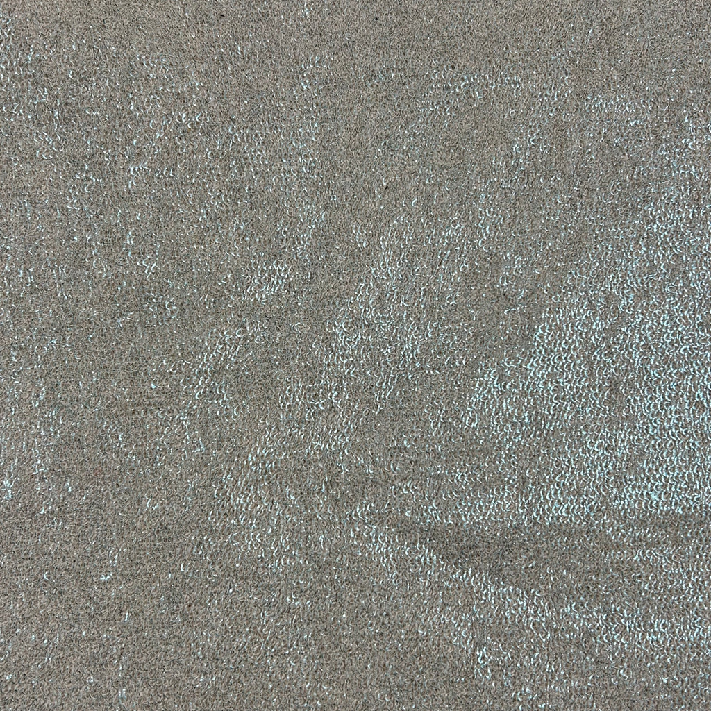 Taupe Cotton with Blue Shimmer