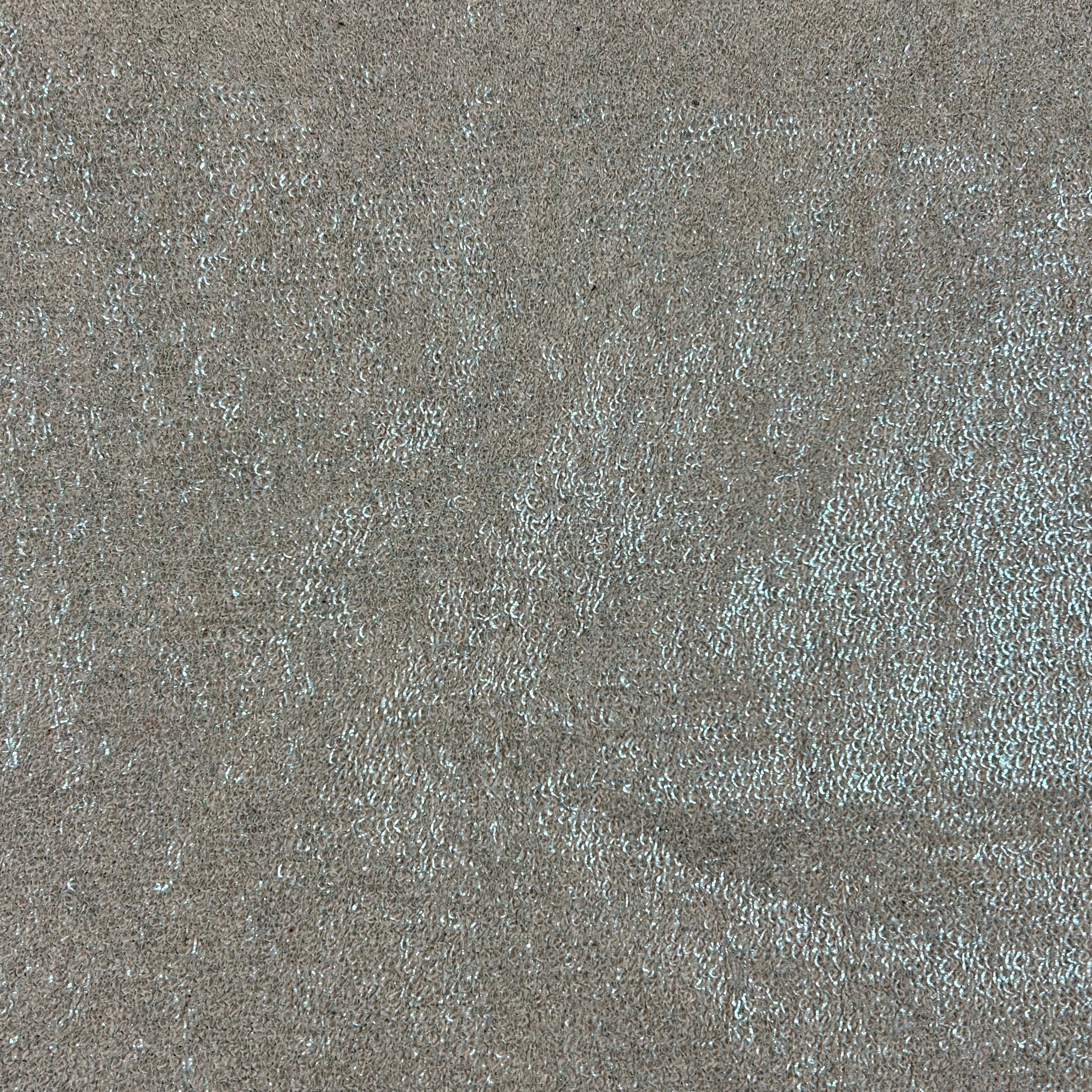 Taupe Cotton with Blue Shimmer