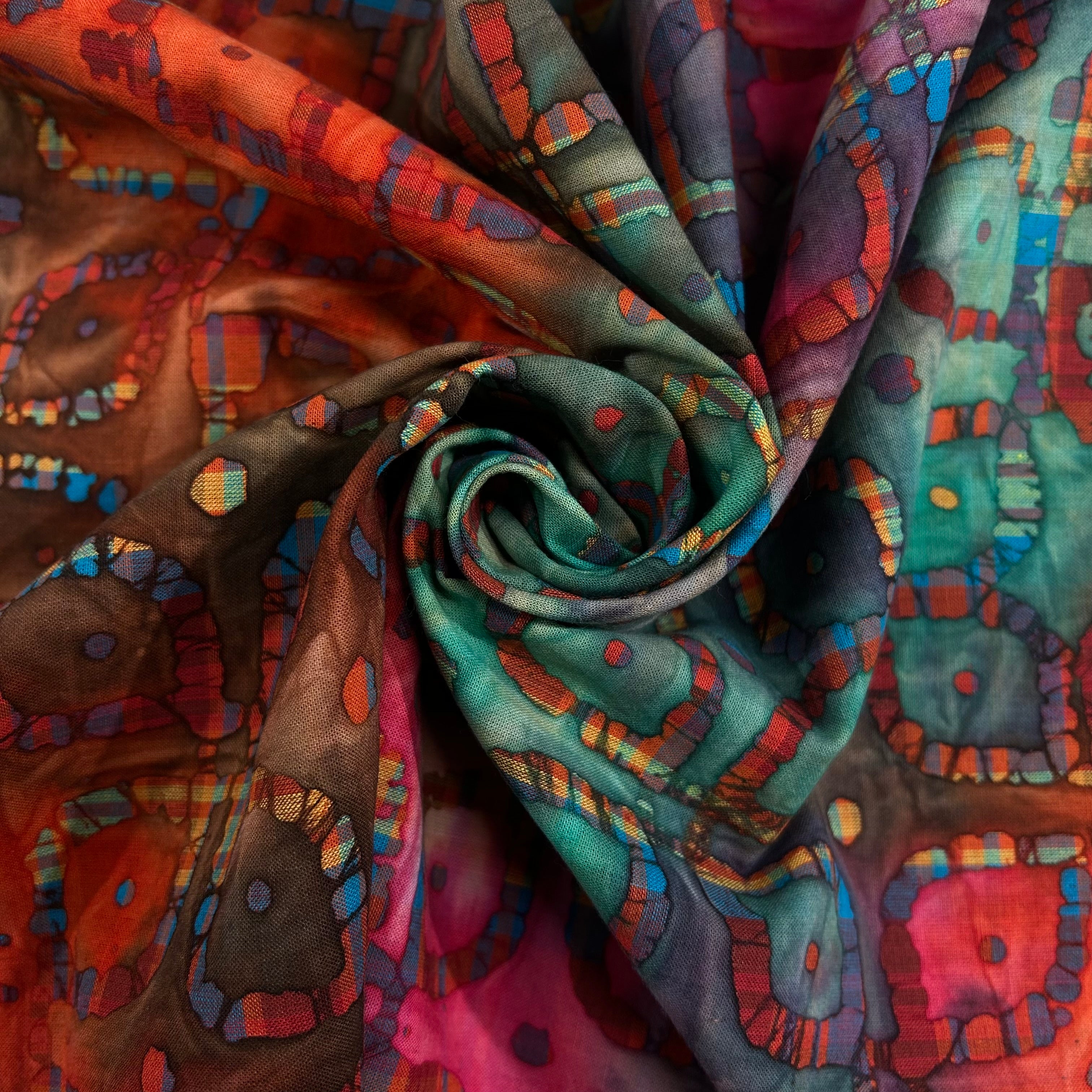 Deep Batik Mosaic