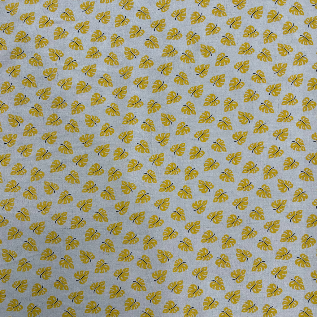 Golden Monstera Linen