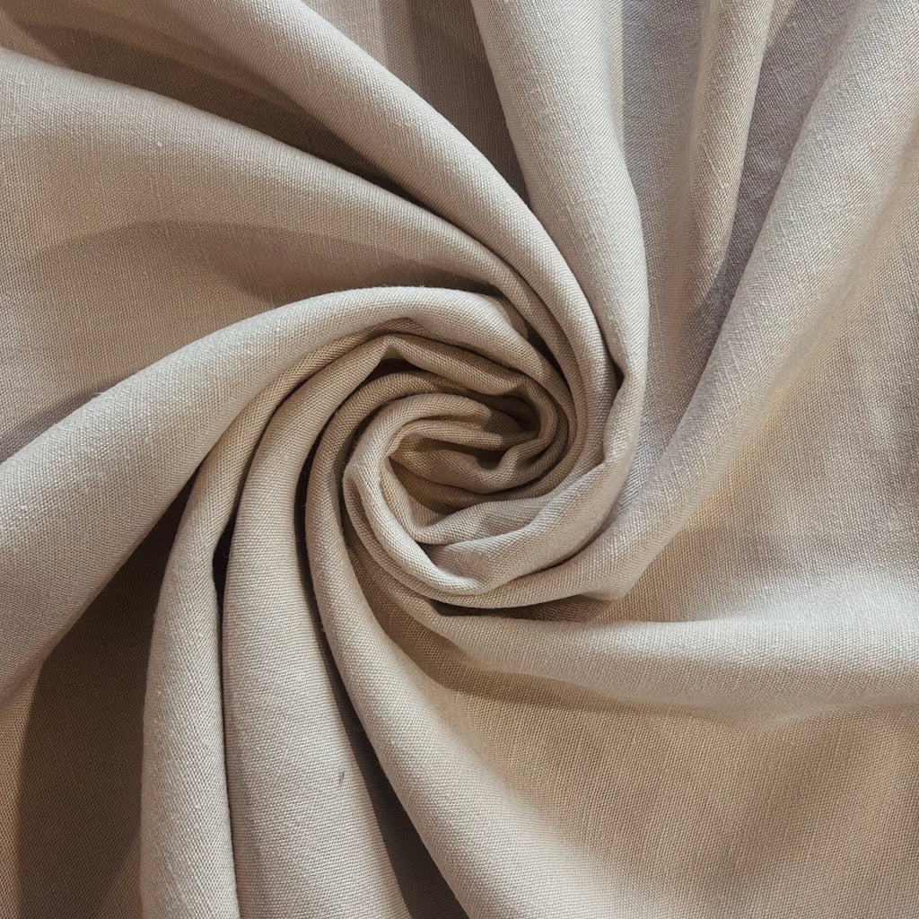 Soft Beige Linen with Viscose