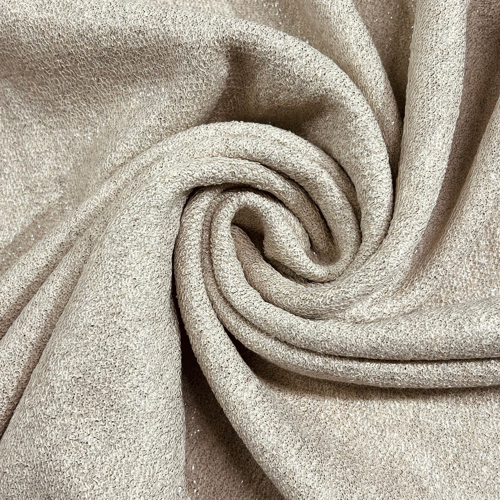 Ivory Cotton with Champagne Gold Shimmer