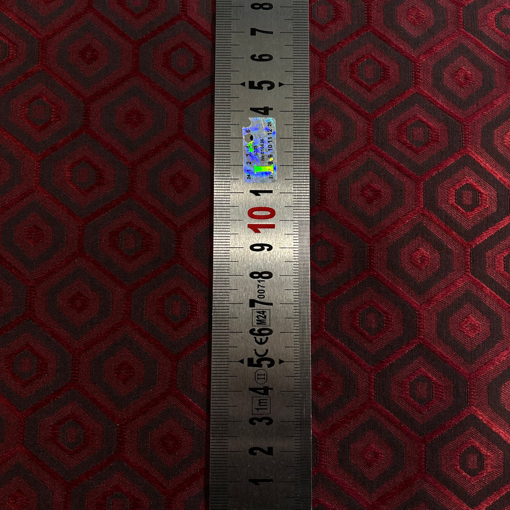 Ruby Diamond Jacquard