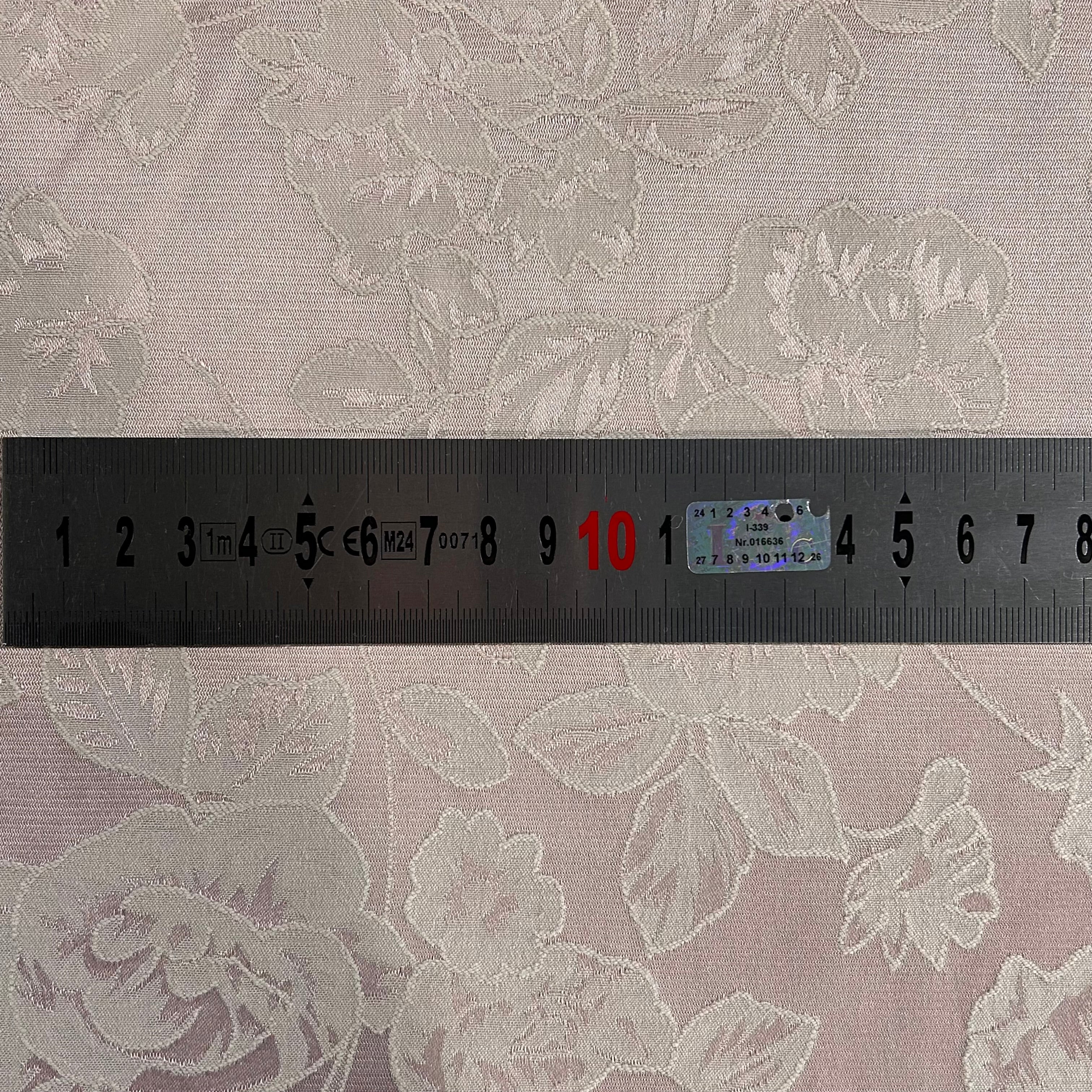 Flowers Pink Jacquard
