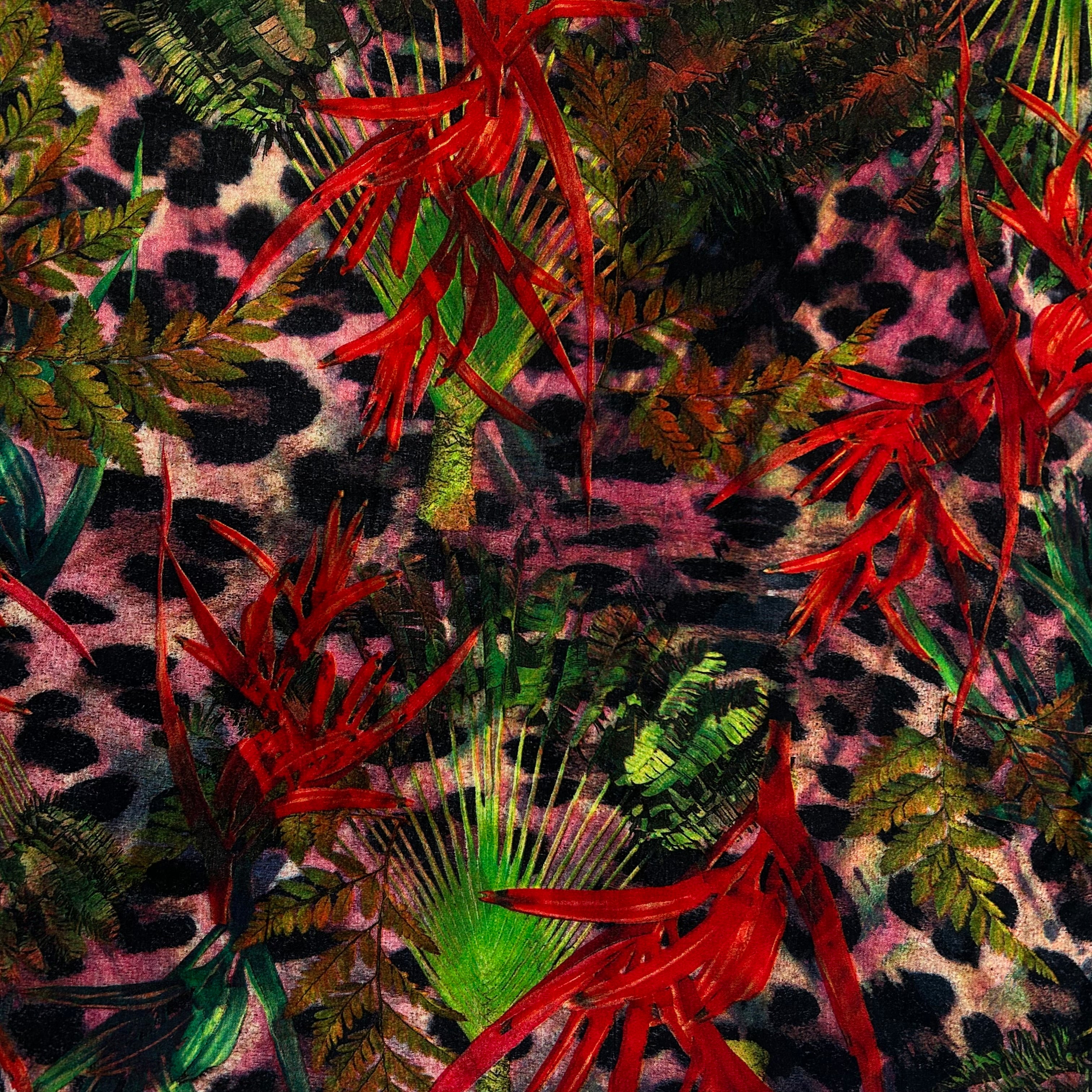 Tropical Leopard Garden Fabric
