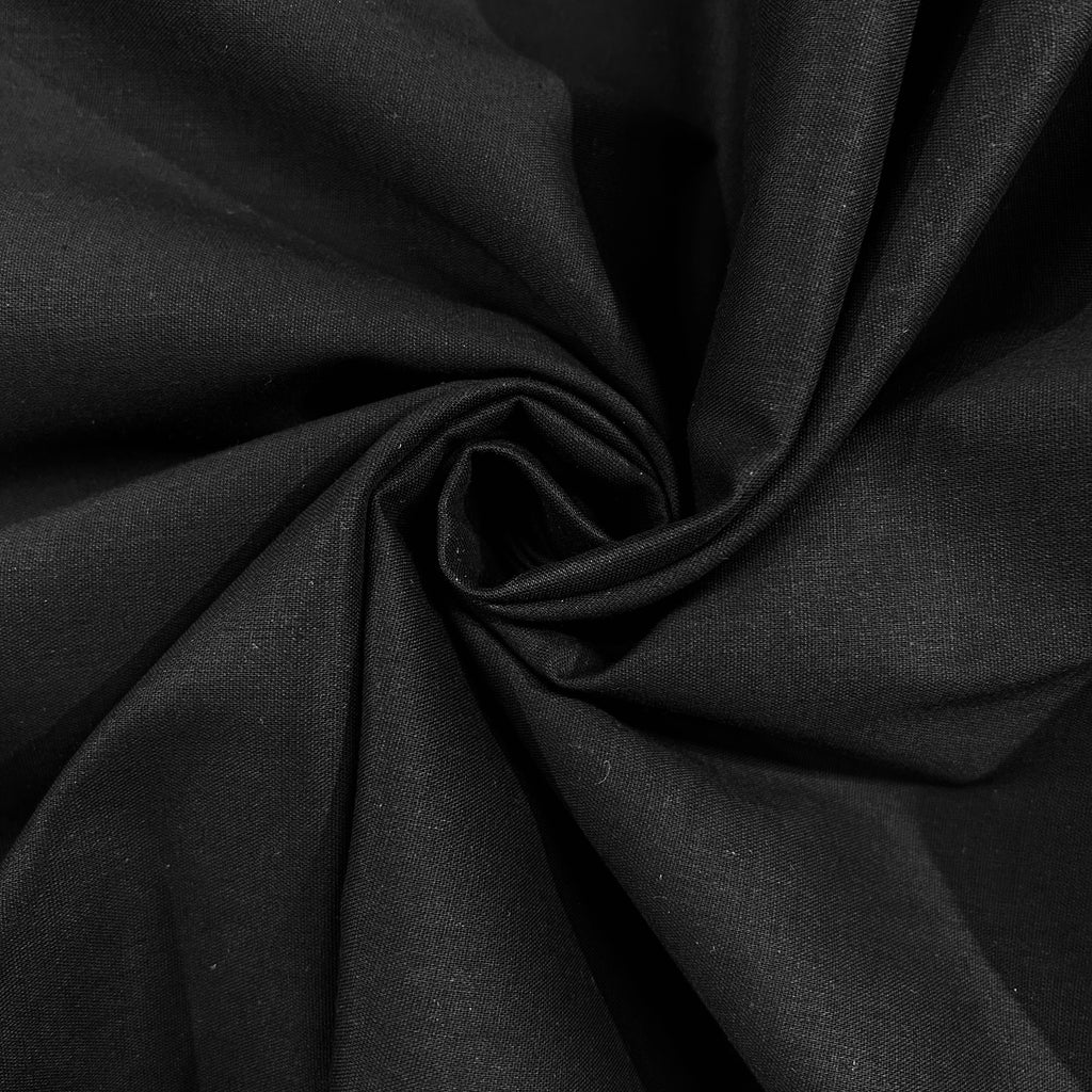 Black Plain Cotton