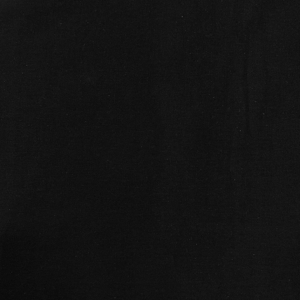 Black Plain Cotton
