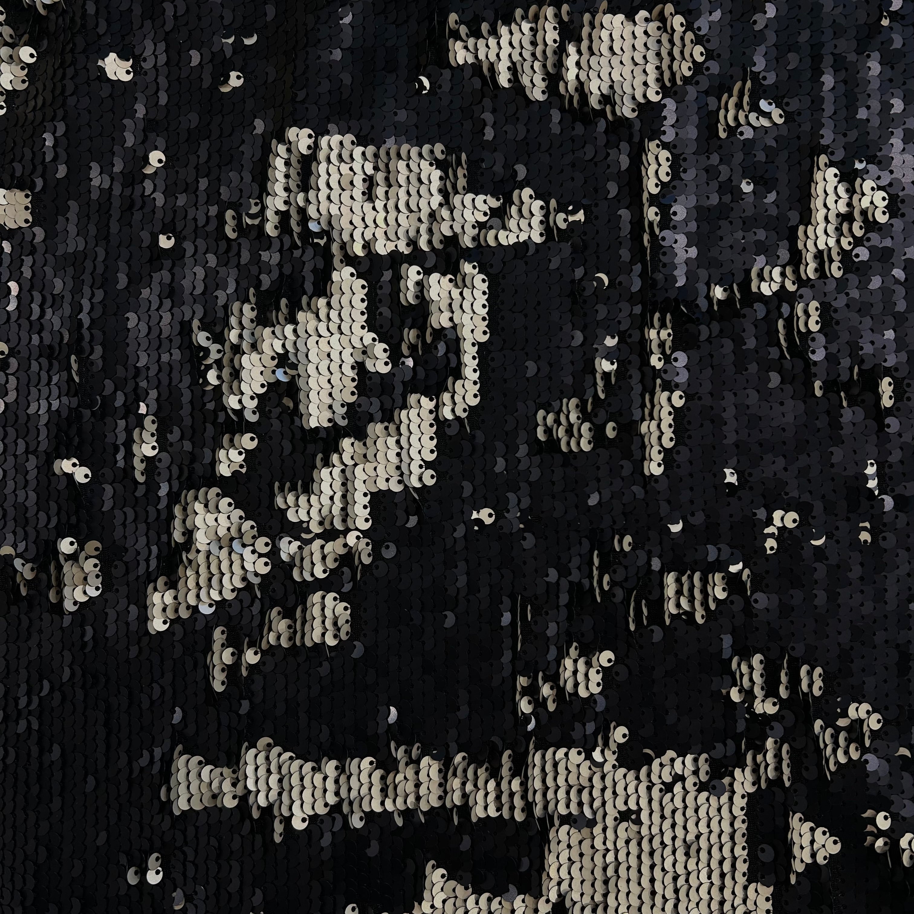 Black & Champagne Sequin