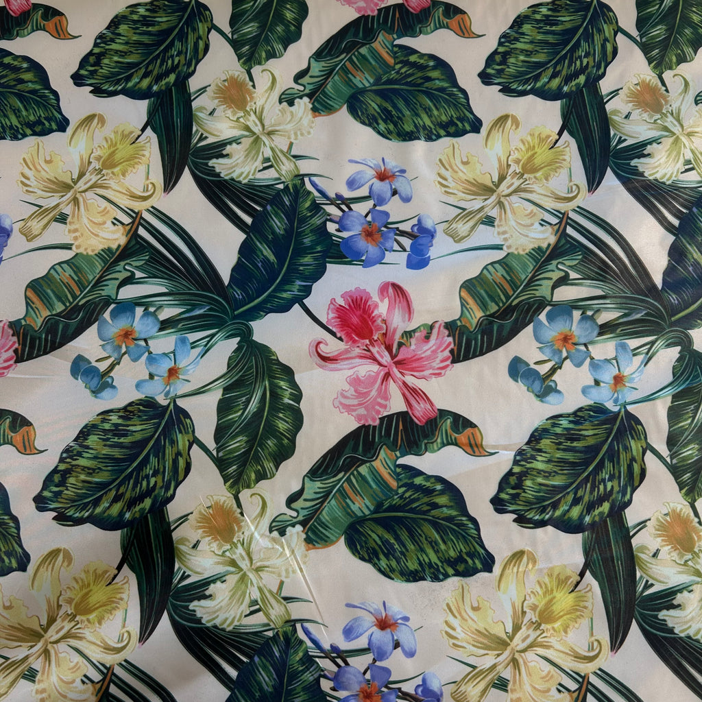 Ivory Tropical Blossom Waterproof
