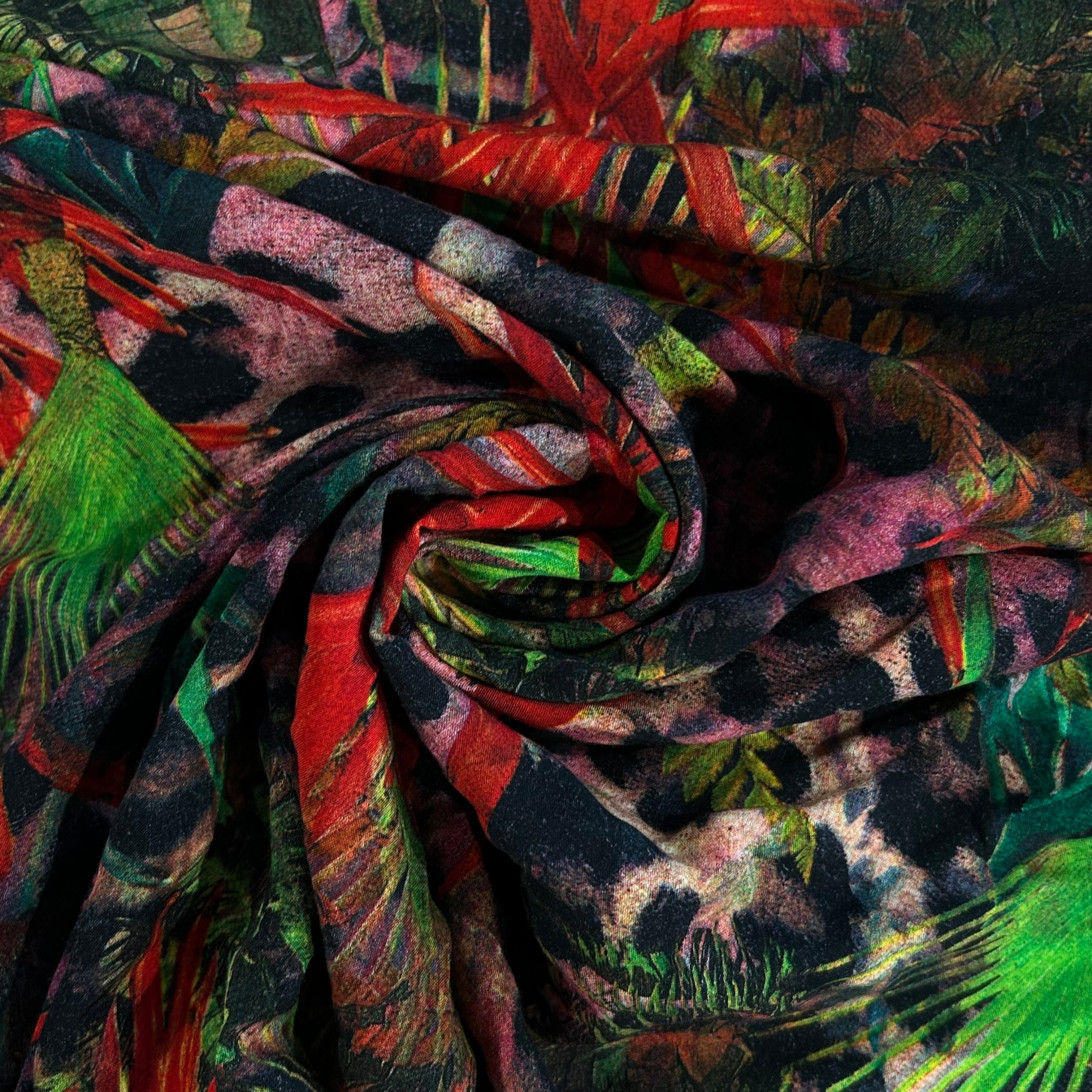 Tropical Leopard Garden Fabric