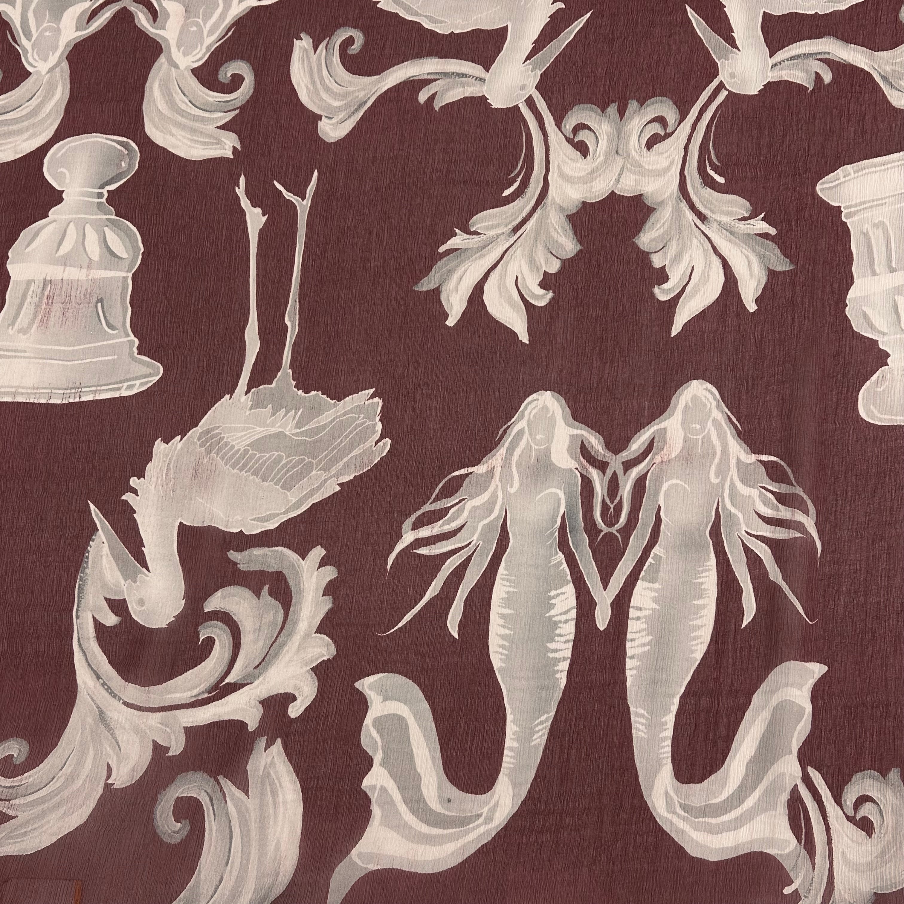 Vintage Mermaid Silk