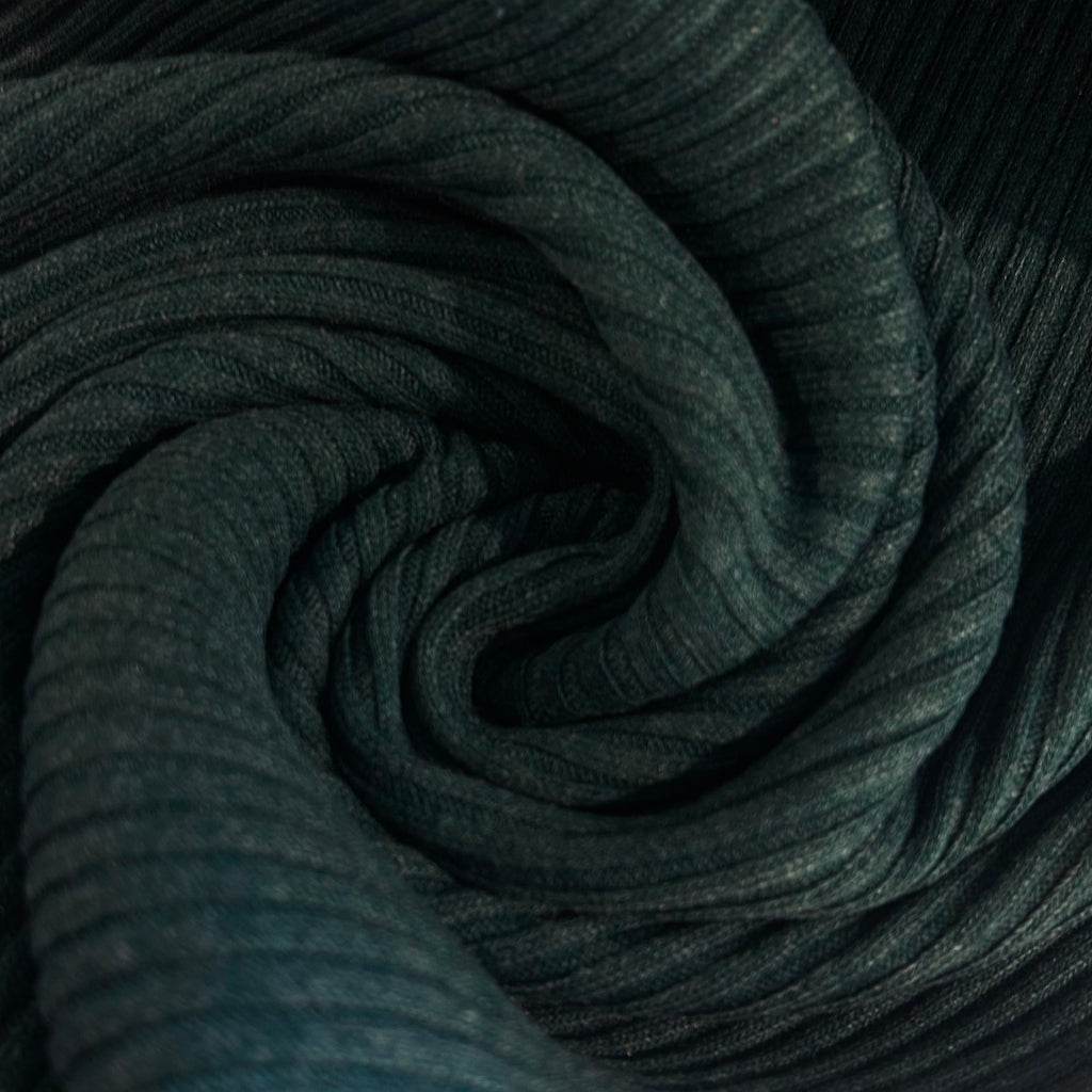 Emerald Green Ribbed Tubular Knit