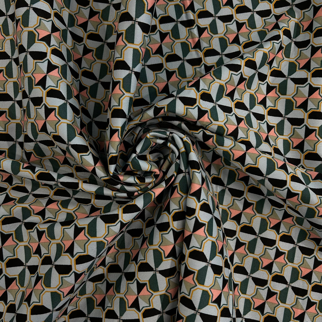 Sage Geometric Print