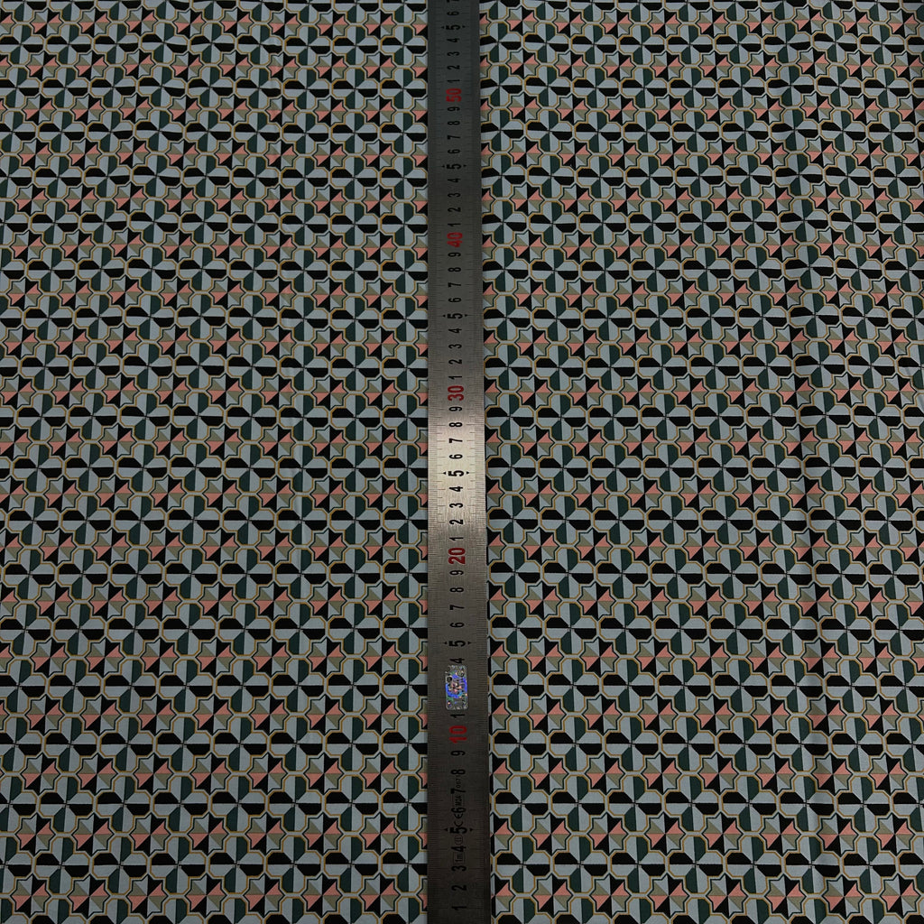 Sage Geometric Print
