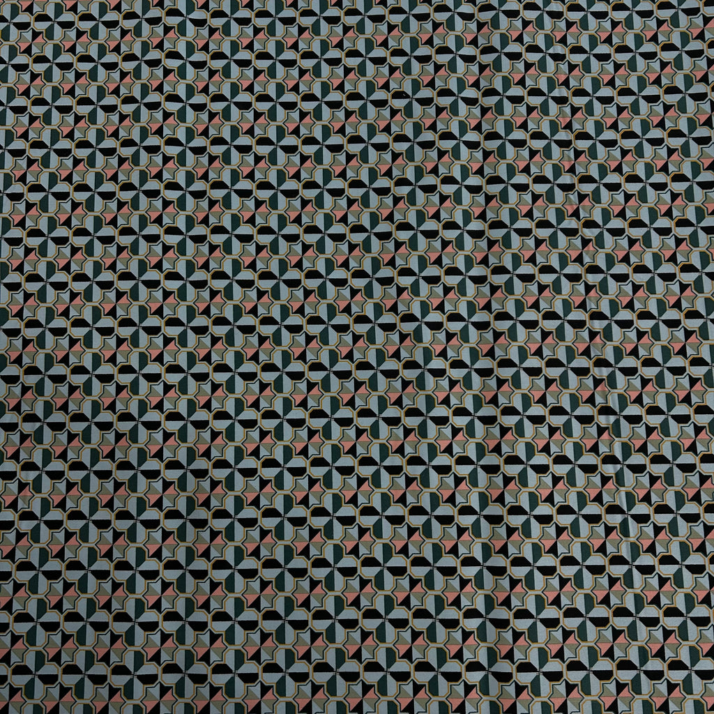 Sage Geometric Print
