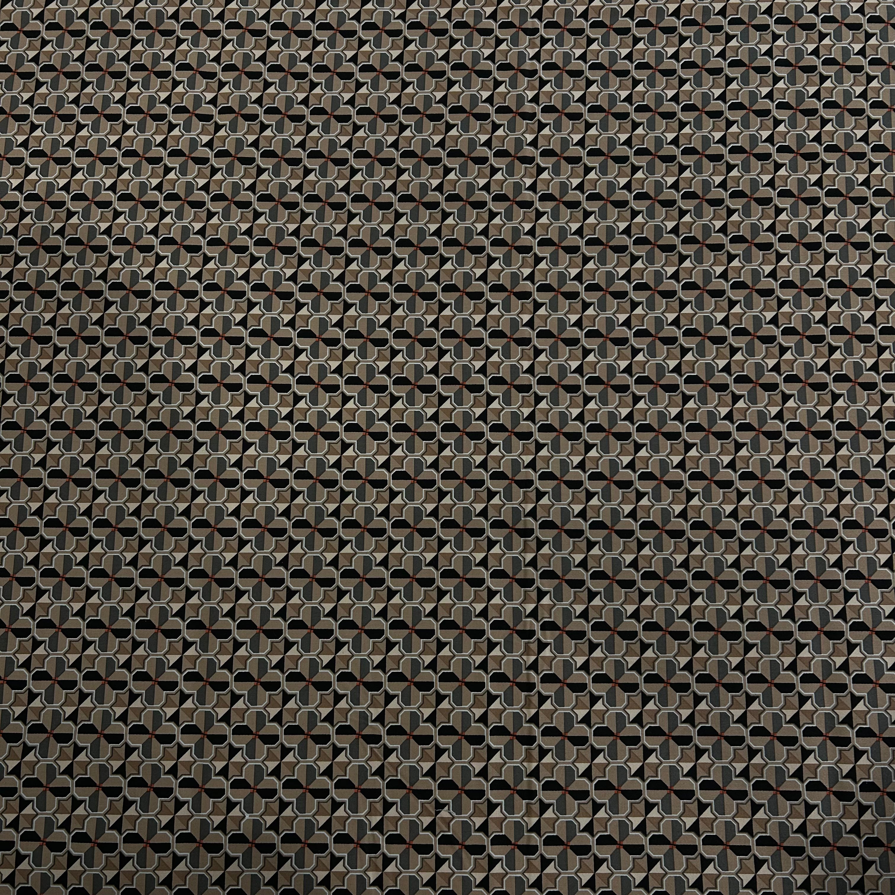 Mocha Geometric Ornament