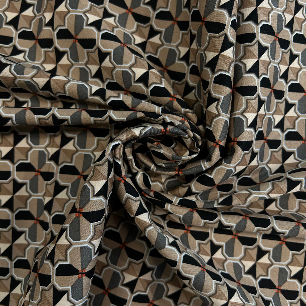 Mocha Geometric Ornament