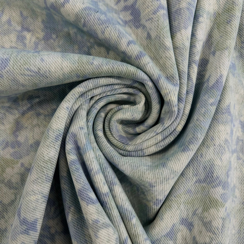 Light Blue & Light Green Floral