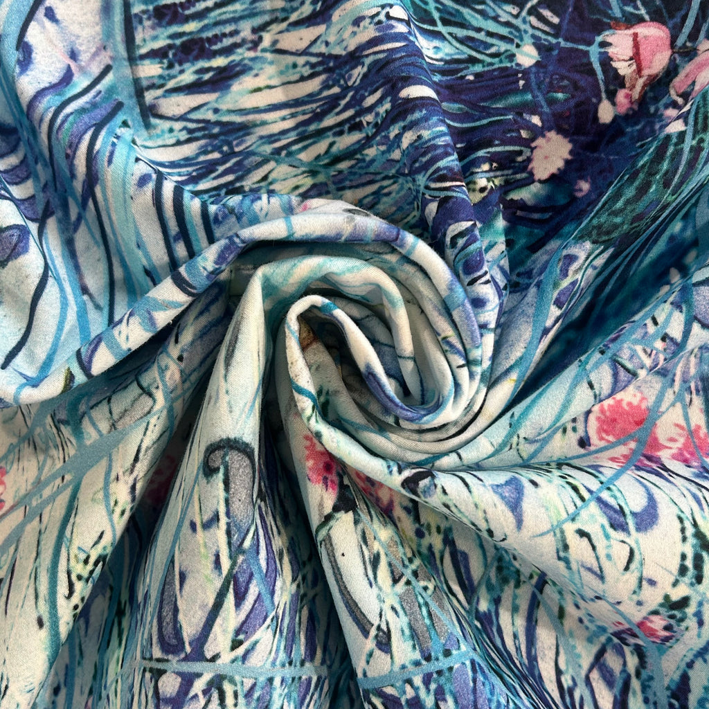 Aqua Tropical Sketch